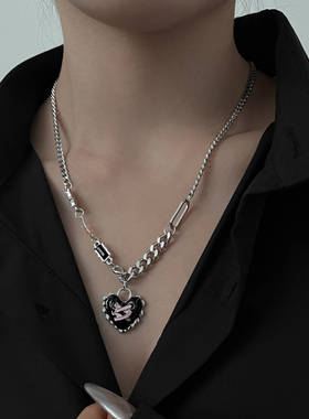 kansai爱心宝石拼接项链拍3付2