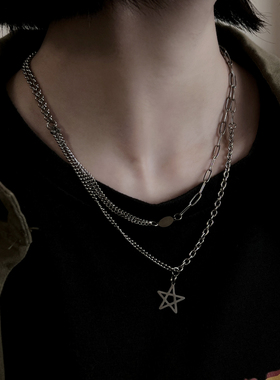 kansai钛钢女项链拍三付二