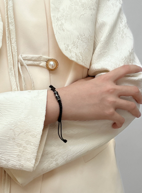 kansai小众竹节编织手链