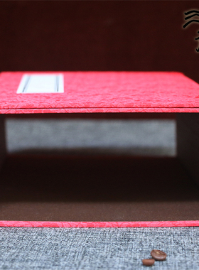 仿古道具书红色复古大红盒子涵套