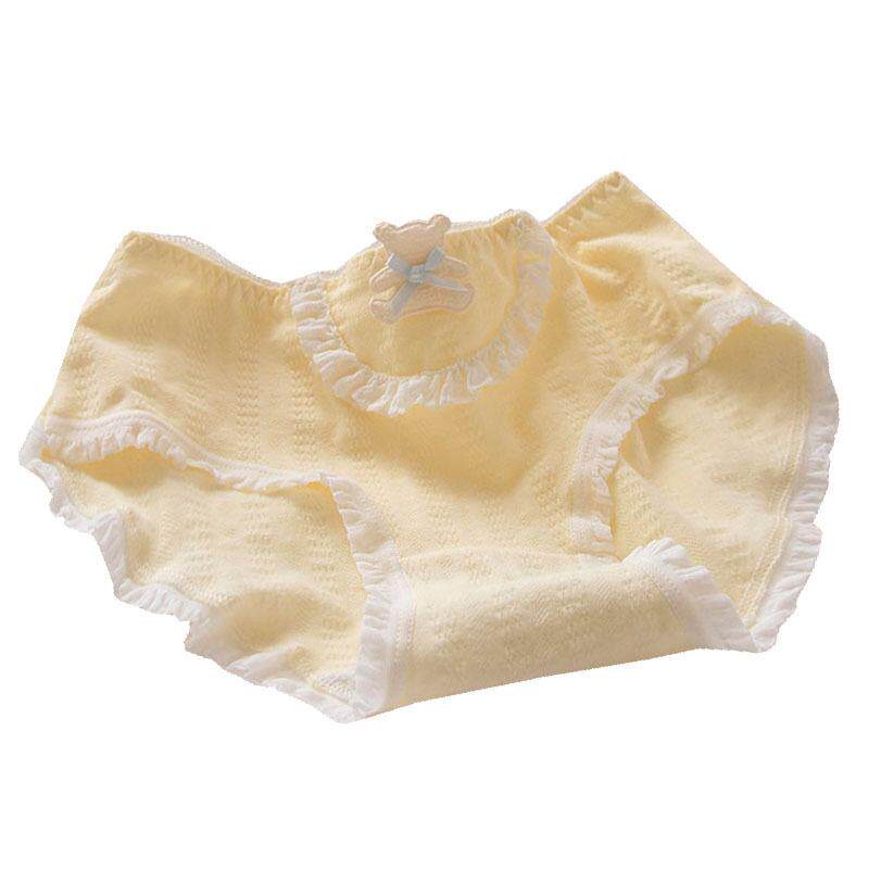 女孩三角内裤女大童纯棉A类100%棉抗菌裆中腰透气少女短裤13-15岁,淘宝优惠券,粉丝福利购,淘宝优惠卷