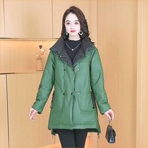 (down clothes) light and luxurious fashion temperament refined and reduced-down clothes