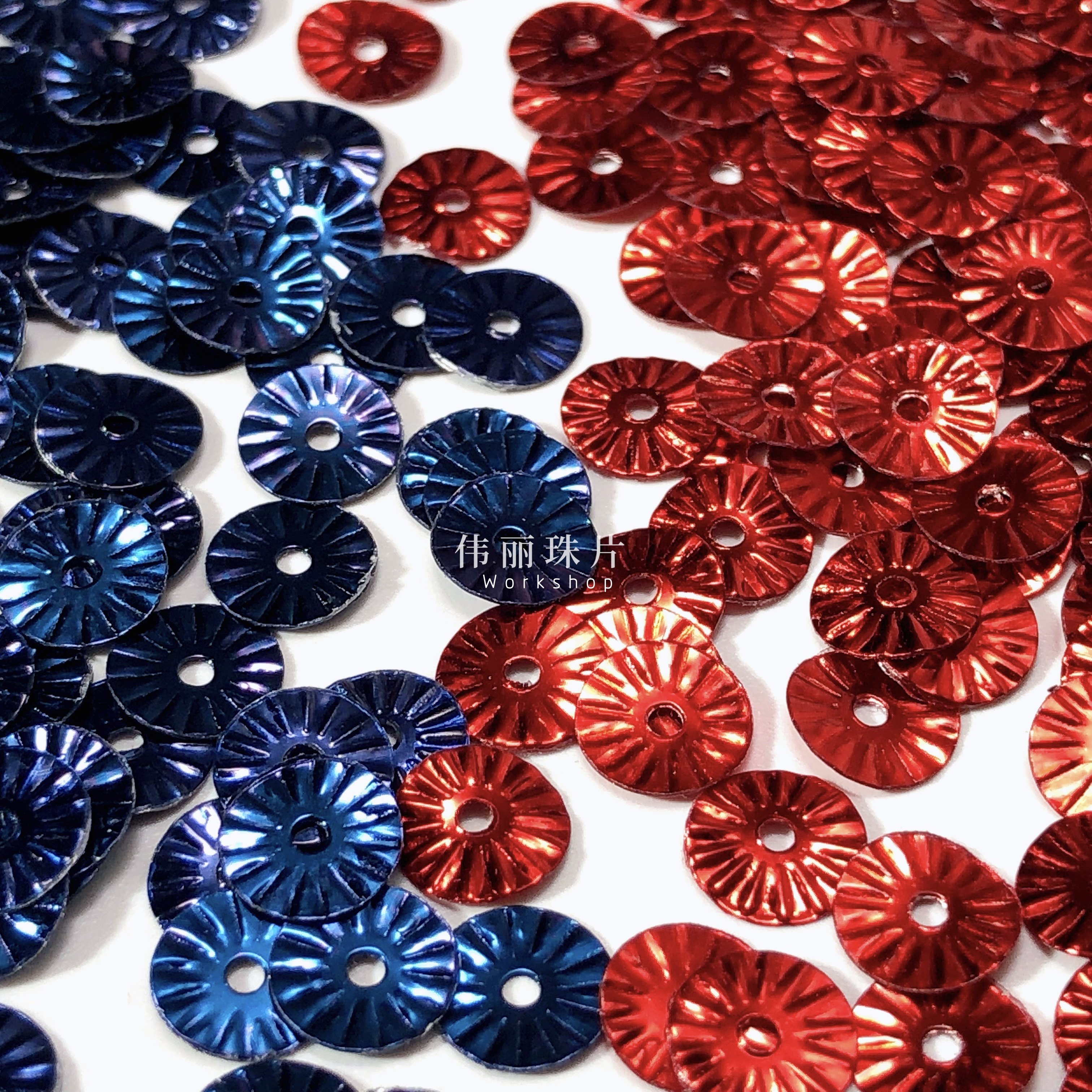 【6mm车轮片/太阳花】金属银底系列 PET 法式刺绣亮片austria珠片,淘宝优惠券,粉丝福利购,淘宝优惠卷