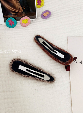 秋冬复古蝴蝶结发卡侧边高级感简约精致BB夹边夹碎发刘海发卡发饰