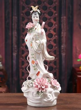 陶瓷仙女神像16寸仙女八九公主