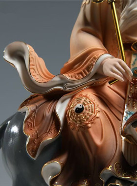 陶瓷土地公神像福德正神地主