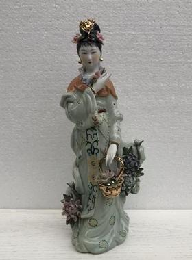 古典陶瓷七仙女塑像神像佛像供奉摆件家庭佛堂供奉七公主姑娘像体