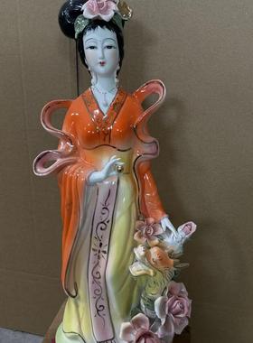 陶瓷东海三公主小龙女神像