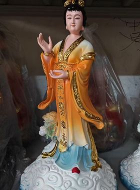 16寸19寸七仙女神像七姐妹七公主仙姑姑娘神位真身佛堂供奉神像体