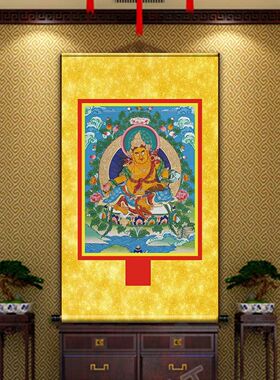 唐卡黄财神文殊千手观音挂画