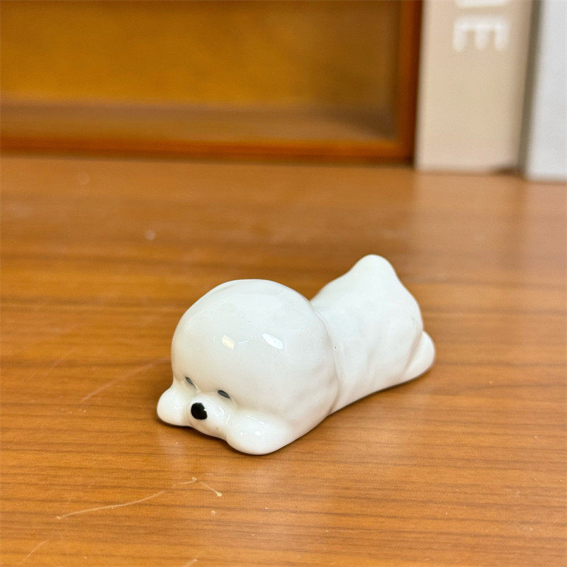 创意搞怪比熊小狗陶瓷碗家用吃饭碗高颜值汤碗沙拉碗送礼生日礼物