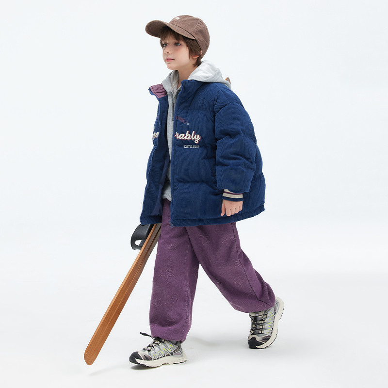 植木童装设计感男童裤子秋冬款2025新款中大童加绒牛仔裤儿童裤子,淘宝优惠券,粉丝福利购,淘宝优惠卷