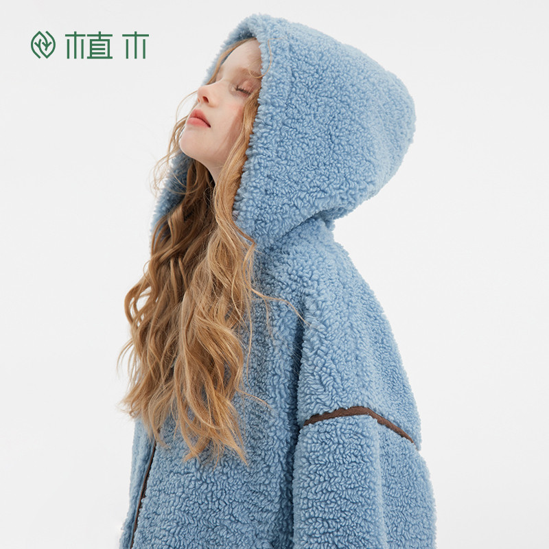 植木童装 儿童外套2025秋冬新款中大童仿羊羔毛外套男童女童外套,淘宝优惠券,粉丝福利购,淘宝优惠卷