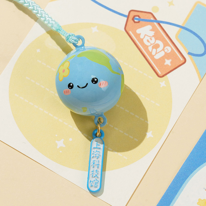 猫的天空之城上海科技馆水音铃小挂件包包挂饰铃铛钥匙扣文创礼物