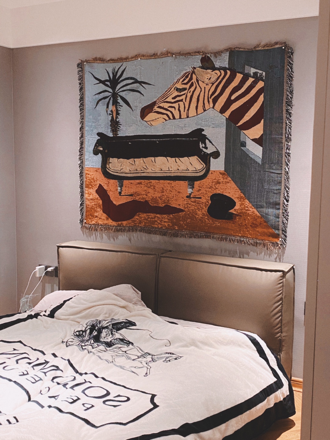 GALA 艺术油画多功能毯背景墙挂毯布壁毯沙发装饰毯盖毯租房改造