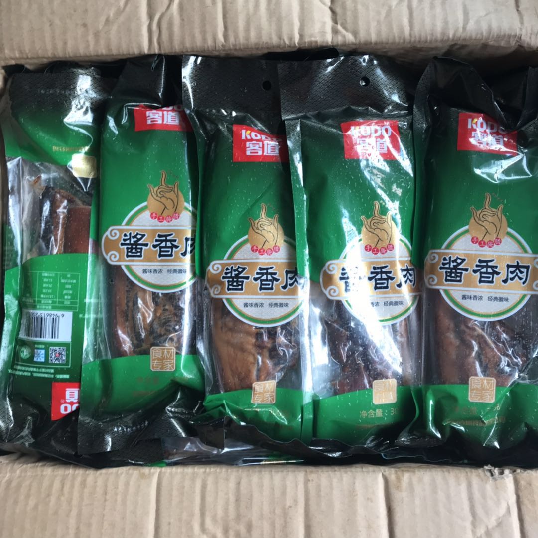 酱香肉【整箱】包邮客道酱香肉300g/1000g腌制调味猪肉特色徽菜-图1