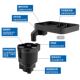 Car water cup holder extender small tray holder in car