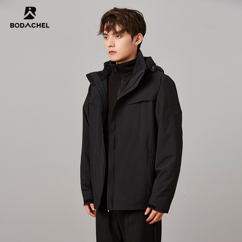 八度丘户外冲锋衣男士秋冬季加绒三合一可拆卸防风外套女款滑雪服,淘宝优惠券,粉丝福利购,淘宝优惠卷