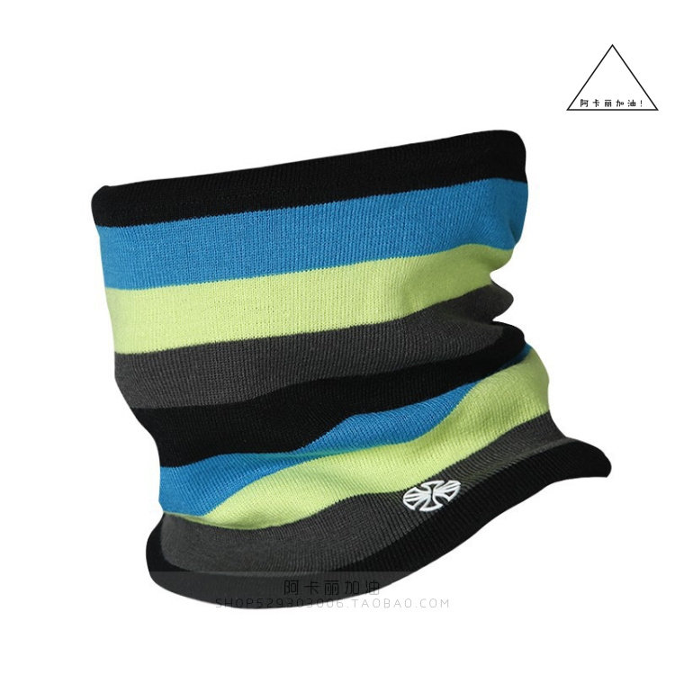 两用款！出口订单！秋冬保暖一体围脖针织帽 护脸面罩彩虹滑雪帽 - 图2