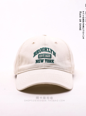 推荐留美单！复古美腔咔叽棒球帽