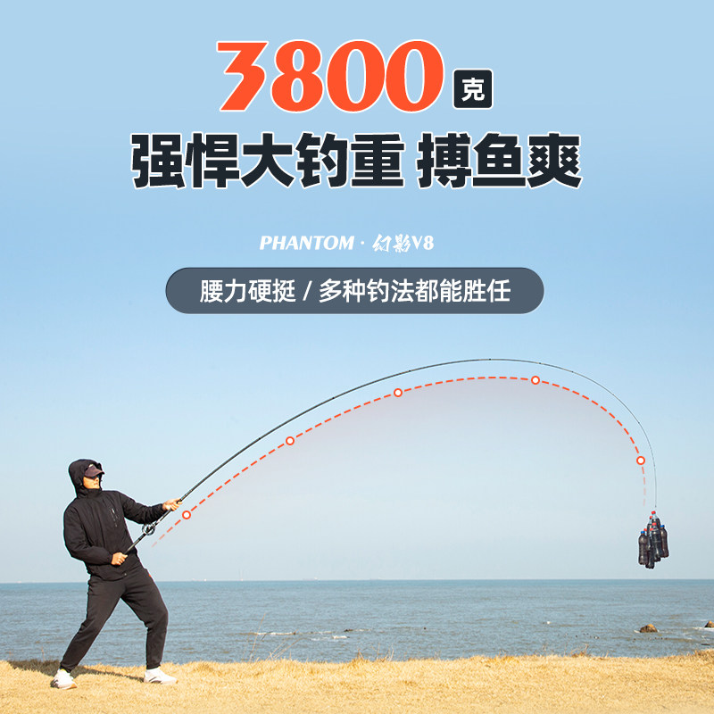 新款前打竿19调超轻超硬高碳不剪线三定位谷麦钓竿逗钓竿鱼杆滑漂,淘宝优惠券,粉丝福利购,淘宝优惠卷