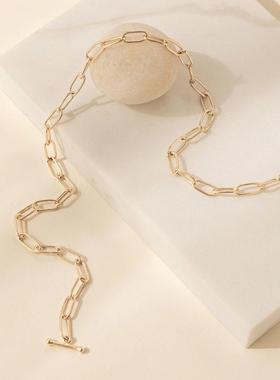 ins欧美风简约光链搭配