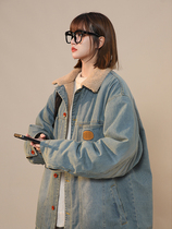 Retro Tooling Wind Denim Clothing Cotton Clothing Women Small Subs 2 cotton cotton clothes Winter American design Sensation Jacket Tide