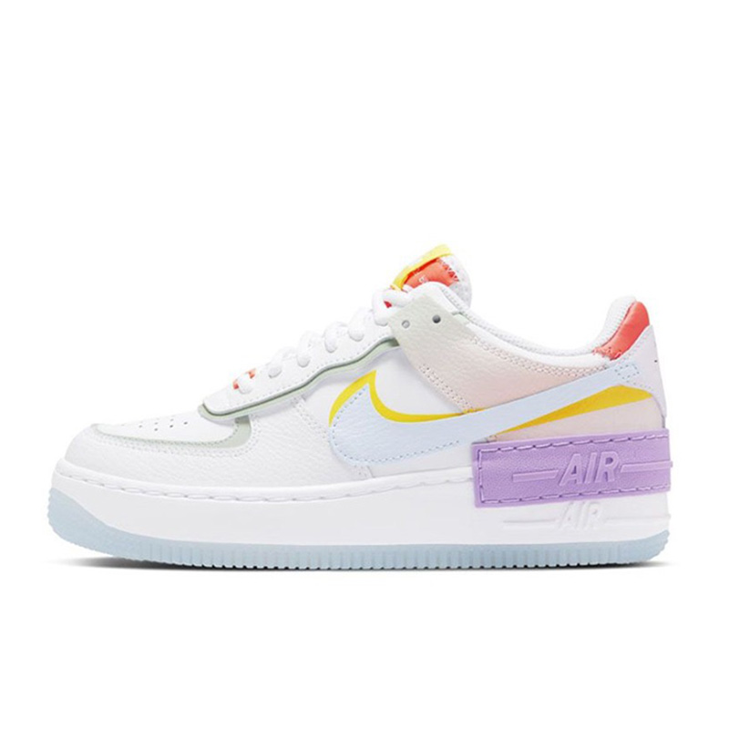 Nike耐克 Air Force 1 AF1女子马卡龙蓝粉空军一号板鞋CW2630-141-图3