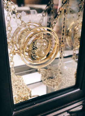 哈利波特周边魂器赫敏时光时间转换器沙漏项链精工版创意生日礼物