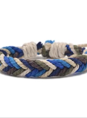 男女同款手工编织手绳日系和风