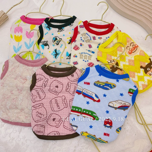 Одежда для любимых собак детское хлопковое плюшевое молоко собака йоркшамальзис котенок молоко кот теплый дно одежда