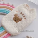 Корейские домашние животные с бархатными жилетами Тедди Йоркшир Длинные собаки и кошки одежда теплые детские хлопковые собачьи жилетки