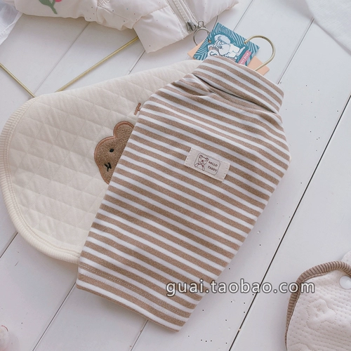 Корейские домашние животные с бархатными жилетами Тедди Йоркшир Длинные собаки и кошки одежда теплые детские хлопковые собачьи жилетки