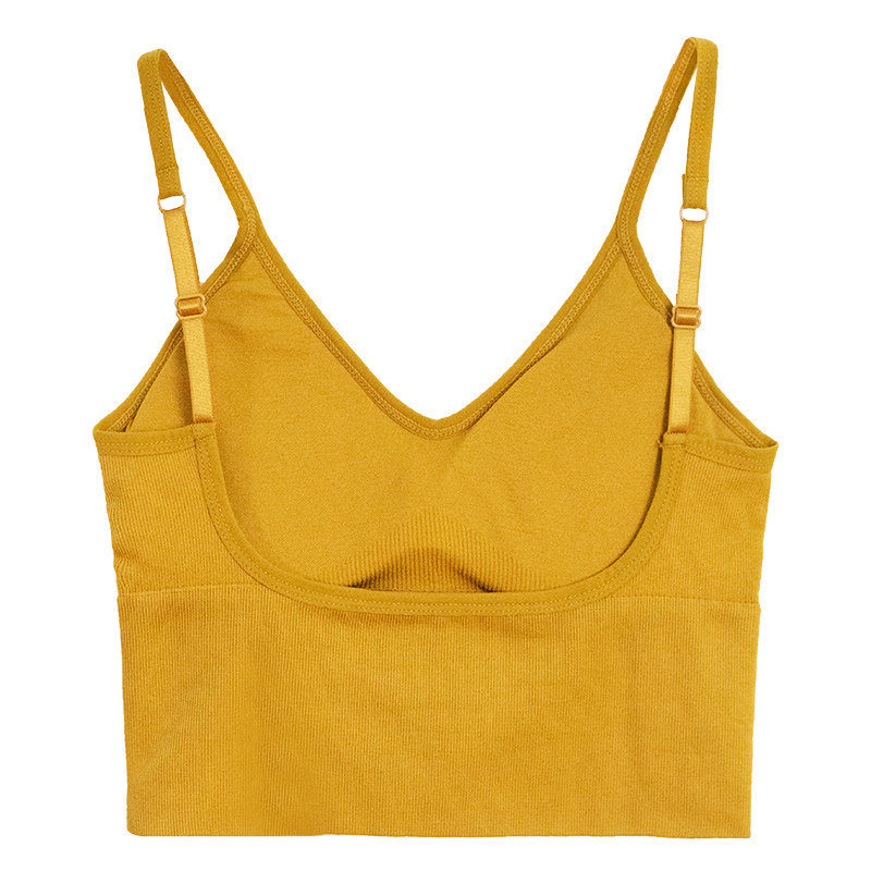 美背吊带网红爆款大u型内搭带抹胸 知样内衣抹胸