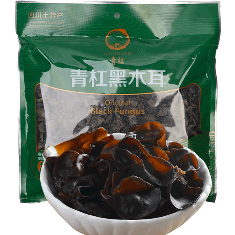青杠100g四川小碗大片椴木耳黑木耳 巴蜀川宝食品黑木耳