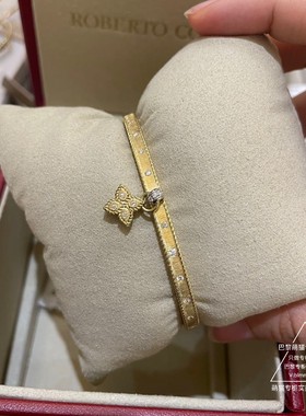 Roberto Coin/珂瑛Princess Flower小花钻石手镯巴黎萌猫正品代购