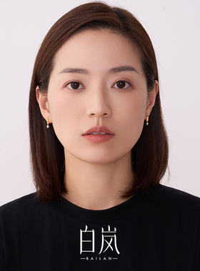 白岚三时耳钉925银珍珠新款耳环女耳饰耳坠小众精致气质ED4438