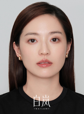 白岚小银豆耳夹女925银耳饰