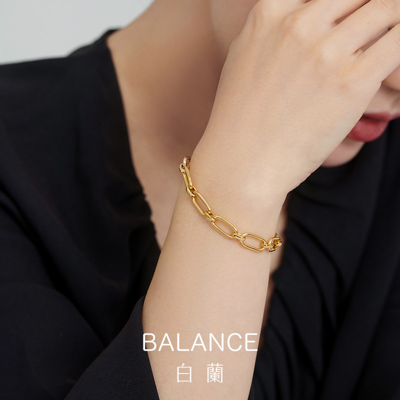 白兰女小众设计2021年新款原创手链 bn手链