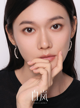 白岚摇光耳钉女气质高级精致耳饰小众轻奢新款流苏耳饰ED5195-T