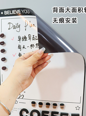 冰箱贴留言板汉堡熊留言夹