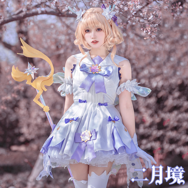 二月境王者荣耀cos服瑶cos时之愿境cosplay瑶妹时之祈愿cos服装女-图2