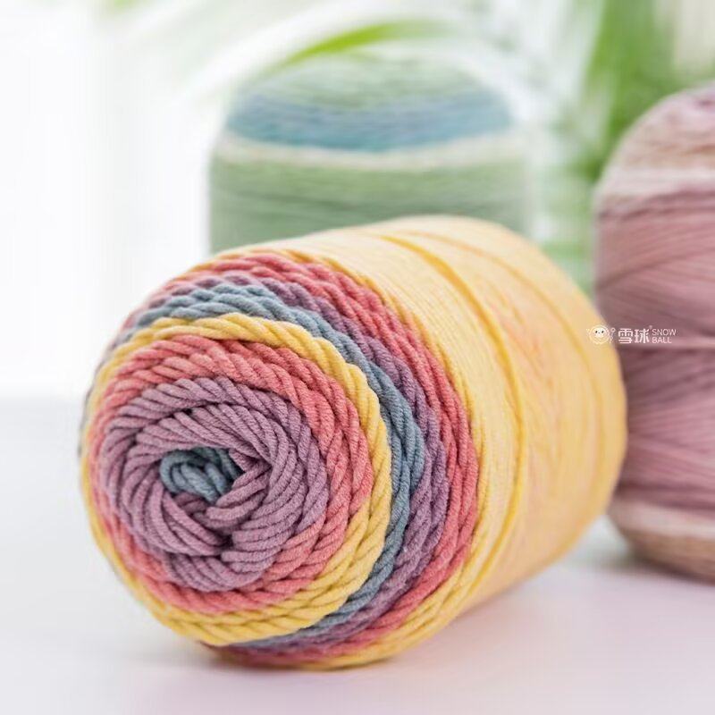 雪球5股蛋糕球彩虹棉手工diy编织包包毛线团牛奶棉围巾抱枕帽子,淘宝优惠券,粉丝福利购,淘宝优惠卷