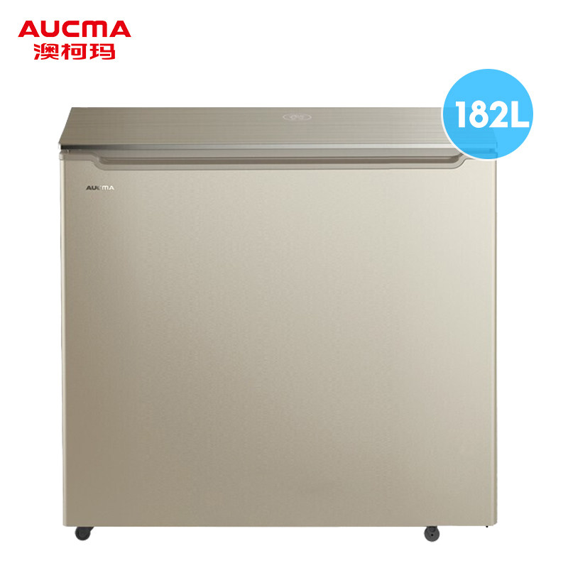 澳柯玛182升冷冻冷藏家用小型冰柜 aucma澳柯玛梨花树冷柜