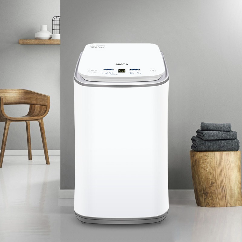 澳柯玛3公斤kg家用迷你宝宝洗衣机 aucma澳柯玛梨花树洗衣机