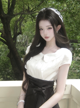日系蕾丝花边多层蝴蝶结发箍女高级感气质百搭宽边头箍Lolita发饰