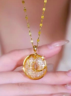 平安扣项链女轻奢气质百搭锁骨链