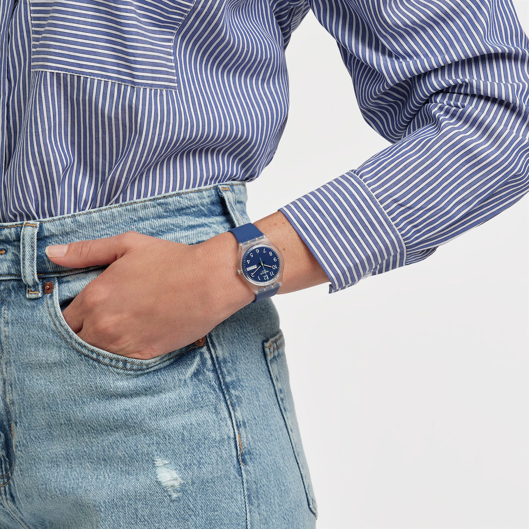 swatch瑞士男士女士简约夜光手表 Swatch斯沃琪瑞士腕表