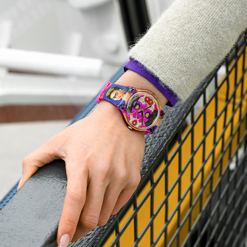 swatch瑞士蓬皮杜艺术联名男女表 Swatch斯沃琪瑞士腕表