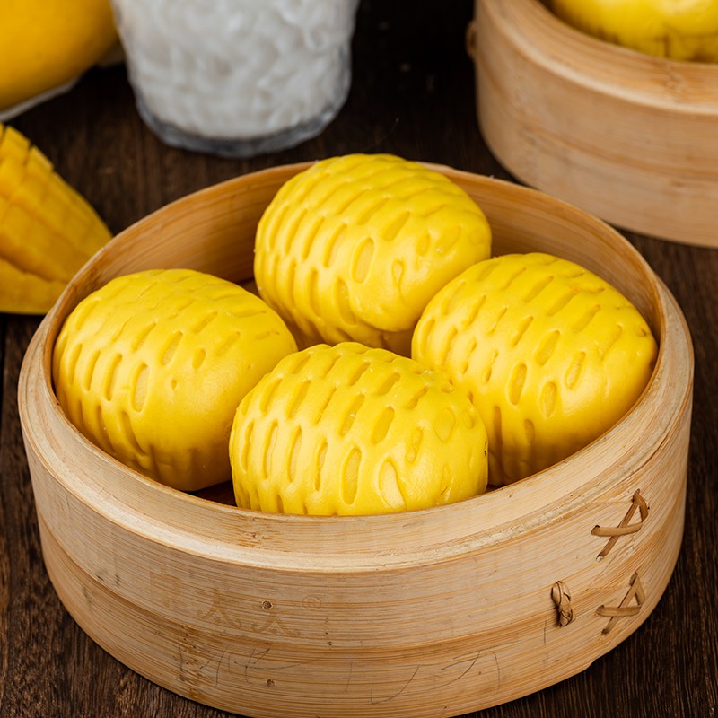 祐康手撕300g杨枝甘露风味包*3包家庭方便快捷懒人早餐